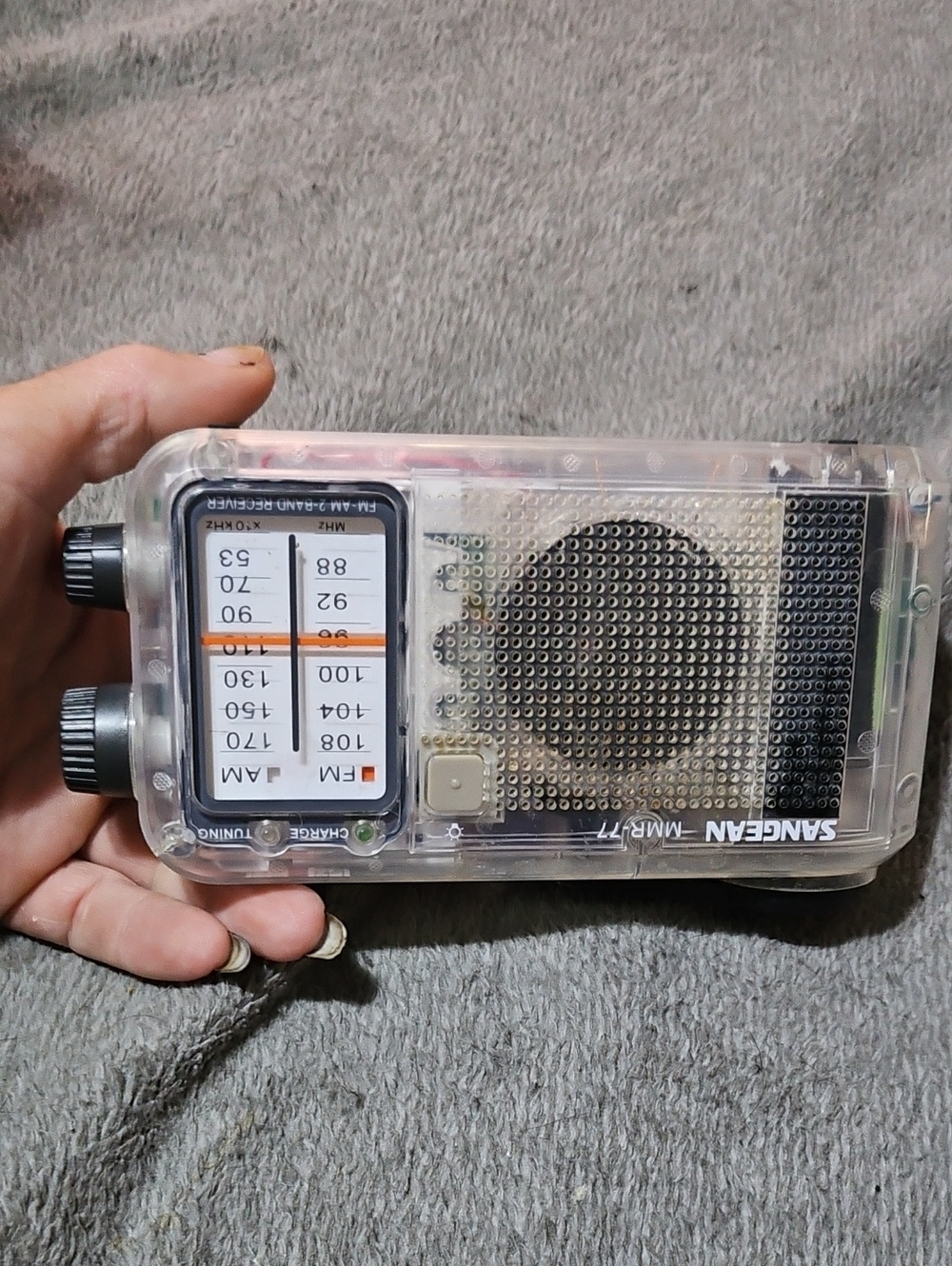 San Quentin State Clear No Batteries Wind Up Radio